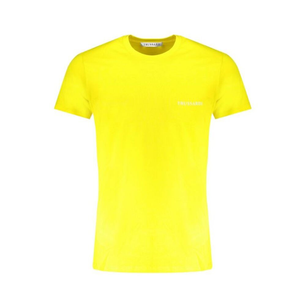 Trussardi Yellow Cotton Men's Men's T-Shirt